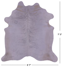 Thumbnail for Grey Brindle Natural Cowhide Rug - X-Large 7' 3