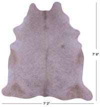 Thumbnail for Beige Natural Cowhide Rug - XX-Large 7' 9