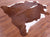 Brown & White Natural Cowhide Rug - XX-Large 7' 4"H x 6' 9"W
