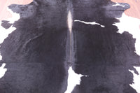 Thumbnail for Black & White Natural Cowhide Rug - XX-Large 7' 7