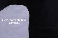 Thumbnail for Black & White Natural Cowhide Rug - XX-Large 7' 7