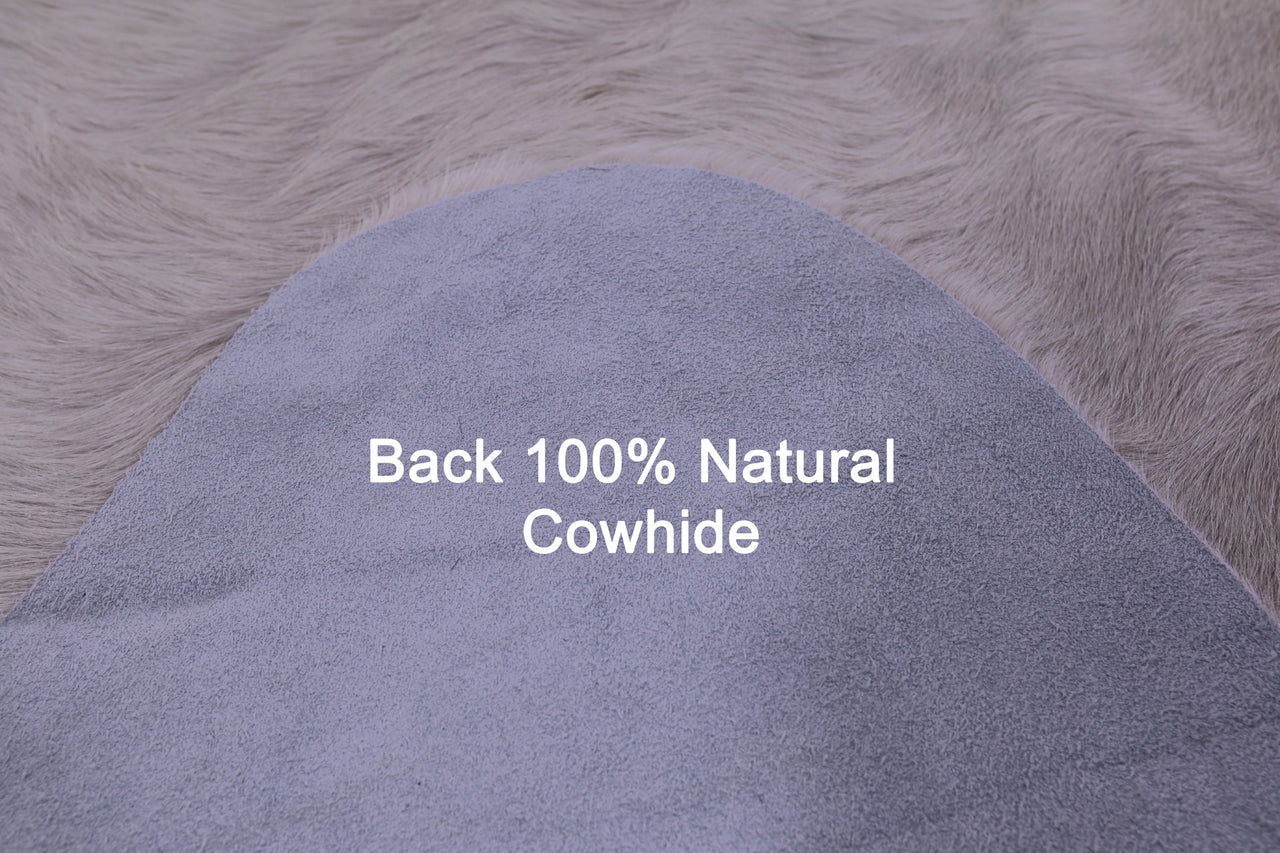 Champagne Natural Cowhide Rug - XX-Large 7' 4"H x 6' 6"W