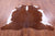 Brown & White Natural Cowhide Rug - X-Large 7' 3"H x 7' 0"W
