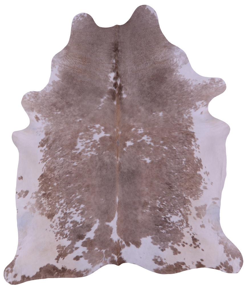 Brown Salt & Pepper Natural Cowhide Rug - XX-Large 8' 4"H x 7' 0"W