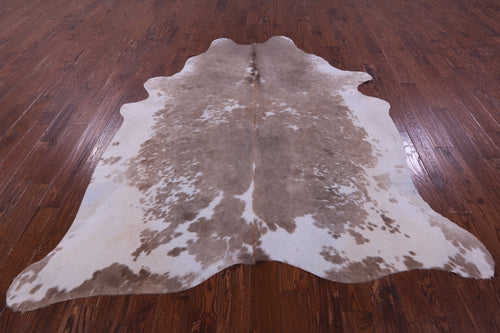 Brown Salt & Pepper Natural Cowhide Rug - XX-Large 8' 4