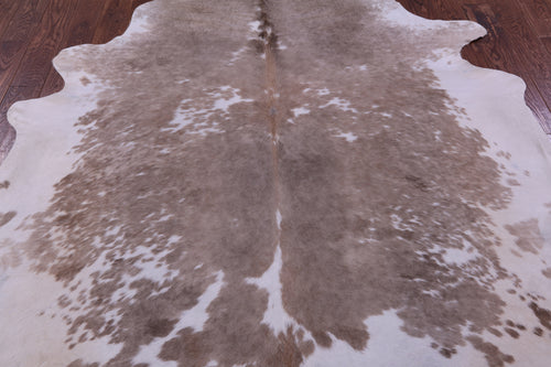 Brown Salt & Pepper Natural Cowhide Rug - XX-Large 8' 4