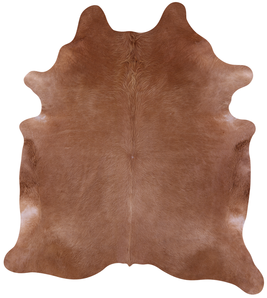 Light Brown Natural Cowhide Rug - XX-Large 7' 9"H x 7' 0"W