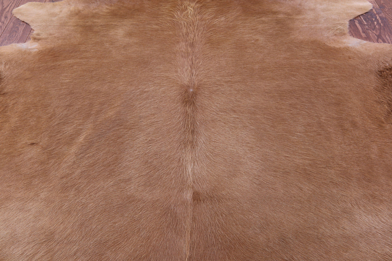 Light Brown Natural Cowhide Rug - XX-Large 7' 9"H x 7' 0"W