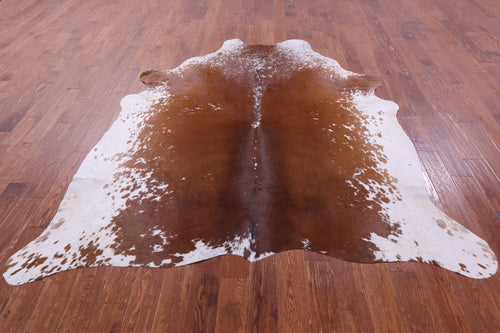 Brown Salt & Pepper Natural Cowhide Rug - XX-Large 8' 3