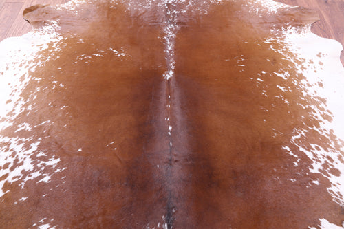 Brown Salt & Pepper Natural Cowhide Rug - XX-Large 8' 3