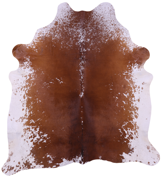 Brown Salt & Pepper Natural Cowhide Rug - XX-Large 8' 3"H x 7' 5"W