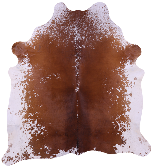 Brown Salt & Pepper Natural Cowhide Rug - XX-Large 8' 3