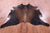 Dark Brown Natural Cowhide Rug - XX-Large 7' 10"H x 7' 4"W