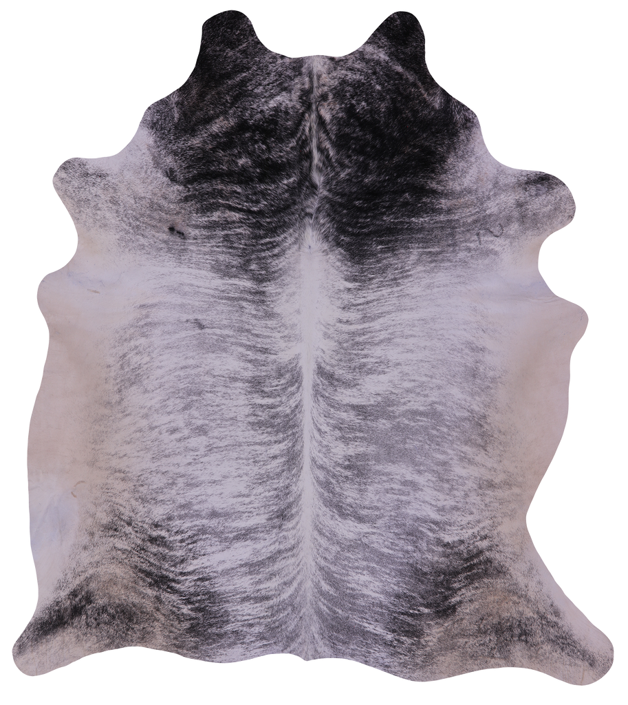 Grey Brindle Natural Cowhide Rug - XX-Large 8' 3"H x 7' 3"W