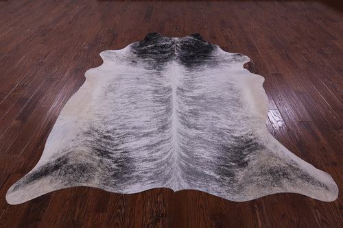 Grey Brindle Natural Cowhide Rug - XX-Large 8' 3