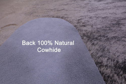 Grey Brindle Natural Cowhide Rug - XX-Large 8' 3