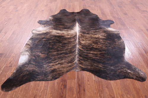 Light Brindle Natural Cowhide Rug - XX-Large 8' 3