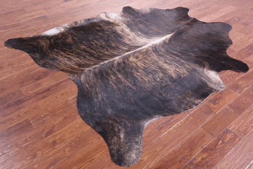 Light Brindle Natural Cowhide Rug - XX-Large 8' 3