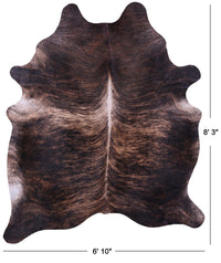 Thumbnail for Light Brindle Natural Cowhide Rug - XX-Large 8' 3