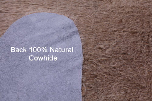 Light Brown Natural Cowhide Rug - XX-Large 8' 0