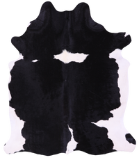 Thumbnail for Black & White Natural Cowhide Rug - XX-Large 7' 8