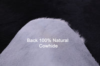 Thumbnail for Black & White Natural Cowhide Rug - XX-Large 7' 8
