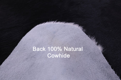 Black & White Natural Cowhide Rug - XX-Large 7' 8