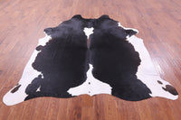 Thumbnail for Black & White Natural Cowhide Rug - XX-Large 8' 0
