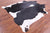 Black & White Natural Cowhide Rug - XX-Large 8' 0"H x 6' 10"W
