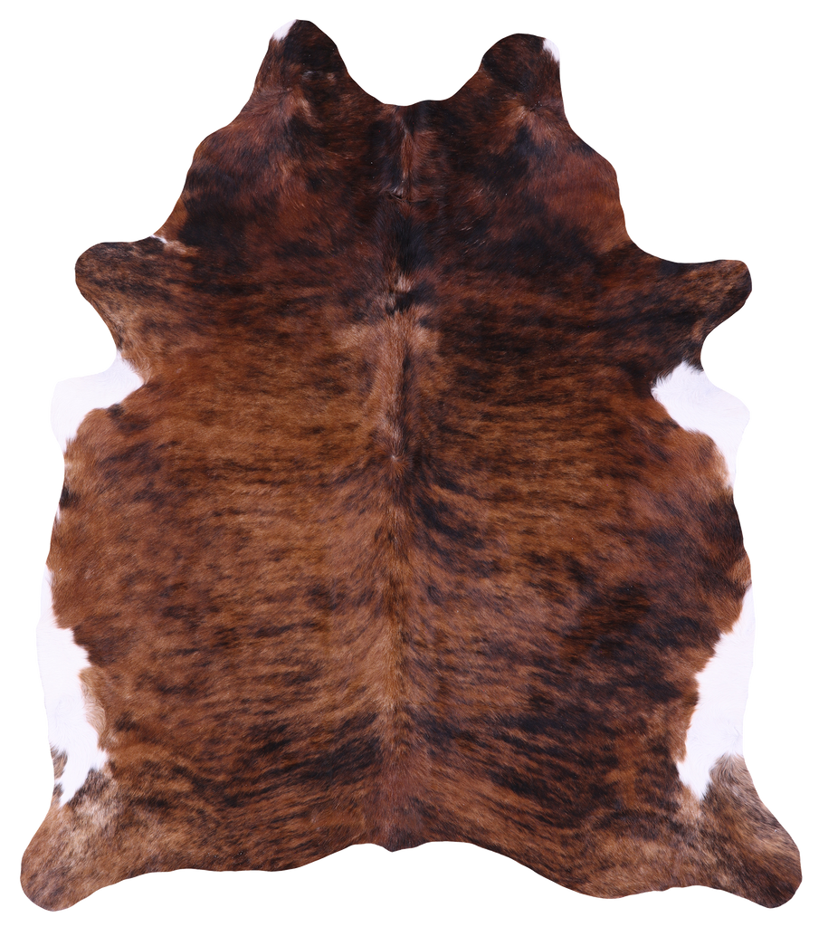 Brindle Natural Cowhide Rug - XX-Large 7' 4"H x 6' 4"W