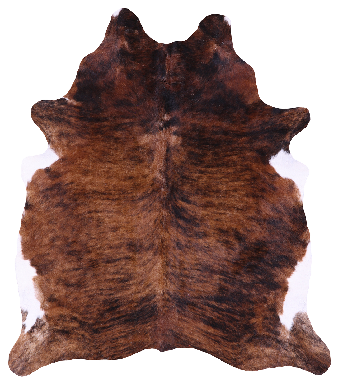 Brindle Natural Cowhide Rug - XX-Large 7' 4"H x 6' 4"W