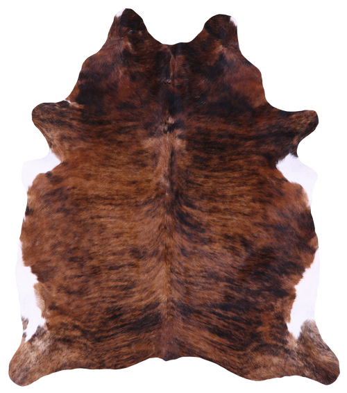 Brindle Natural Cowhide Rug - XX-Large 7' 4