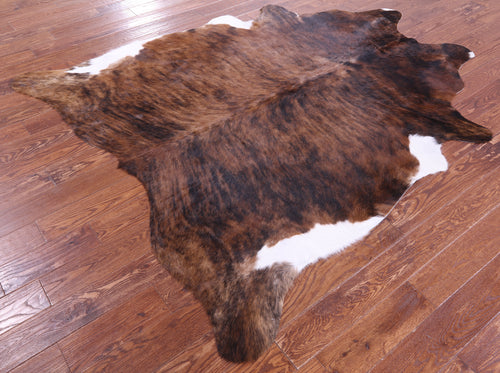 Brindle Natural Cowhide Rug - XX-Large 7' 4