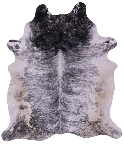Grey Brindle Natural Cowhide Rug - XX-Large 8' 2