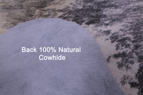 Grey Brindle Natural Cowhide Rug - XX-Large 8' 2