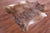 Light Brindle Natural Cowhide Rug - X-Large 7' 0"H x 6' 6"W