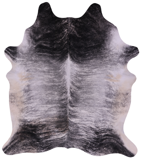 Grey Brindle Natural Cowhide Rug - XX-Large 7' 9