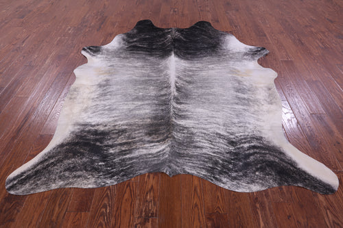 Grey Brindle Natural Cowhide Rug - XX-Large 7' 9
