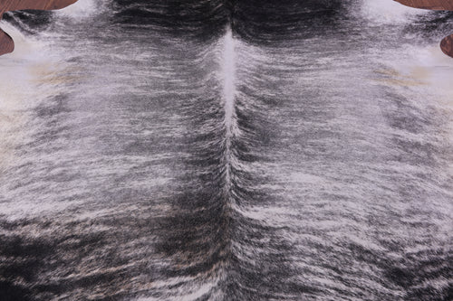 Grey Brindle Natural Cowhide Rug - XX-Large 7' 9