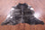 Grey Brindle Natural Cowhide Rug - XX-Large 7' 10"H x 7' 0"W