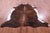 Brindle Natural Cowhide Rug - XX-Large 7' 9"H x 7' 2"W
