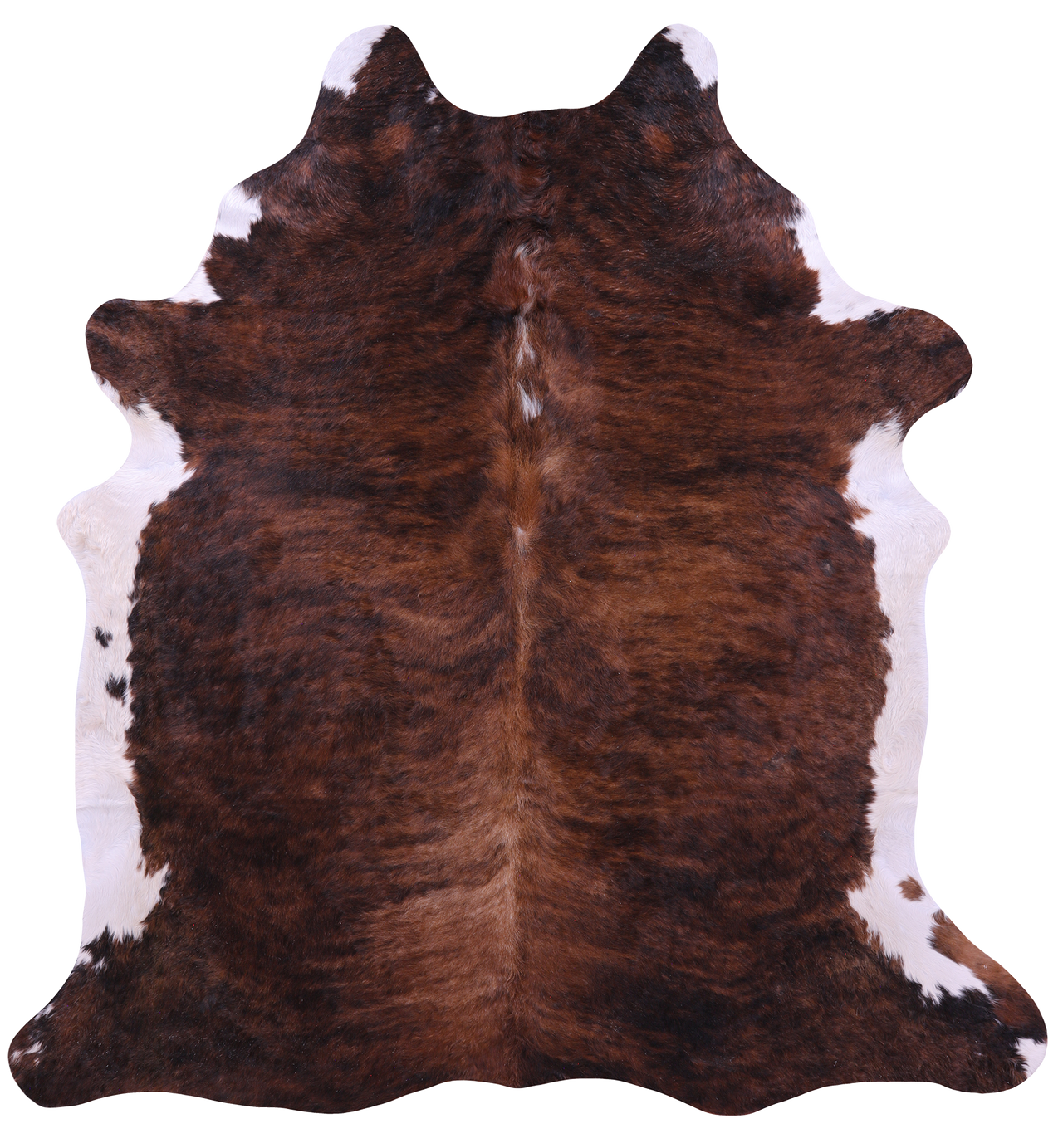 Brindle Natural Cowhide Rug - XX-Large 7' 9"H x 7' 2"W