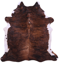 Thumbnail for Brindle Natural Cowhide Rug - XX-Large 7' 9