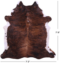 Thumbnail for Brindle Natural Cowhide Rug - XX-Large 7' 9
