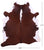 Brown & White Natural Cowhide Rug - XX-Large 7' 7"H x 6' 6"W