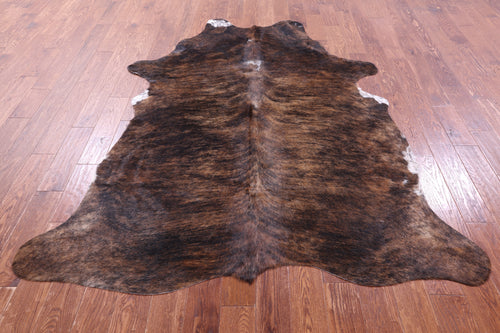 Brindle Natural Brown Cowhide Rug - XX-Large 7' 8