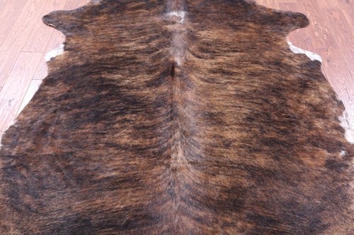 Brindle Natural Brown Cowhide Rug - XX-Large 7' 8