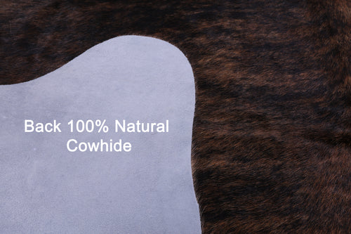 Brindle Natural Brown Cowhide Rug - XX-Large 7' 8