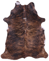 Thumbnail for Brindle Natural Brown Cowhide Rug - XX-Large 7' 8
