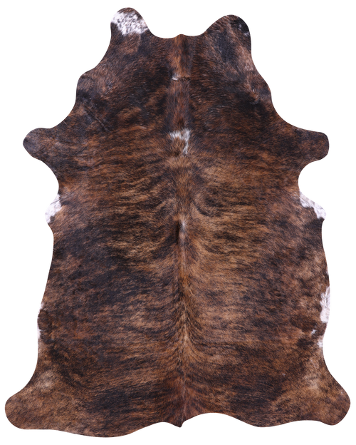 Brindle Natural Brown Cowhide Rug - XX-Large 7' 8